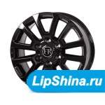 FR REPLICA TY182 18/7.5J 6x139.7 ET 25 Dia 106.2 B (Black)
